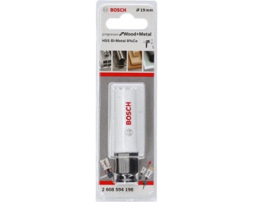 Коронка биметаллическая BOSCH PROGRESSOR 19 мм bim mm, new [2608594198]