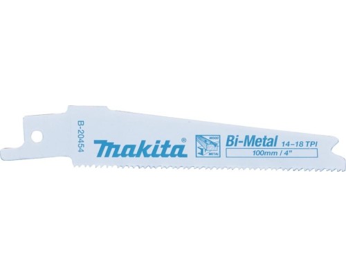 Полотна для сабельных пил MAKITA B-20454 для дерева/металла 100x0,9x14-18tpi, 5 шт.