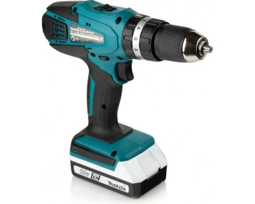 Аккумуляторный шуруповерт MAKITA HP 457 DWE ударный [HP457DWE]