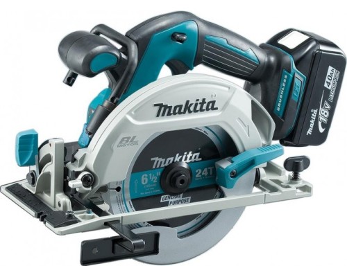 Пила циркулярная аккумуляторная MAKITA DHS 680 RT1J с бесщеточным двигателем [DHS680RT1J]