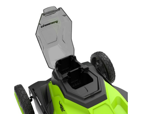 Газонокосилка аккумуляторная GREENWORKS 2520907 2x24V, 41 см, бесщеточная, без АКБ и ЗУ купить с доставкой и официальной гарантией