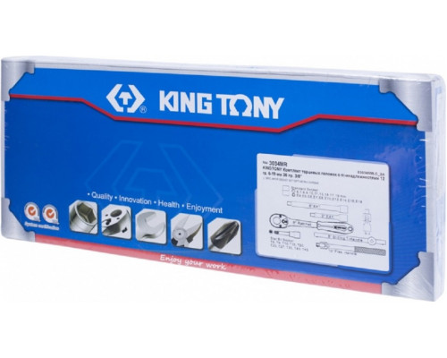 Набор головок 3/8" KING TONY 3034MR, 36 предметов