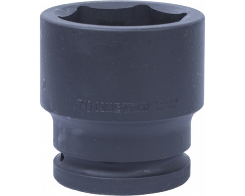 Ударная головка шестигранная KING TONY 953570М 70 мм, посадка 1 1/2"