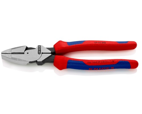 Плоскогубцы KNIPEX KN-0902240SB Lineman's электромонтажные, 240 мм