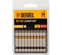 Набор бит Denzel TORX 40х50 сталь s2, шестигранный профиль, 10 шт. 11672