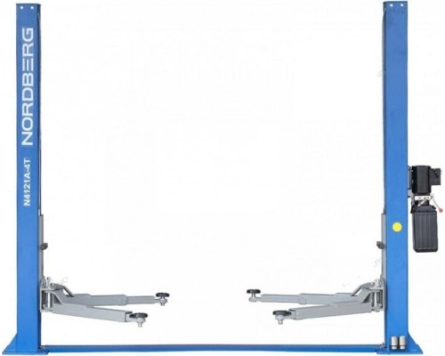 Подъемник автомобильный NORDBERG N4121А-4T двухстоечный 4 т ассиметричный (380В) [ЦБ-00009455]