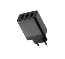 Зарядное устройство REXANT 18-2215 сетевое 3xUSB адаптер, 30W черное