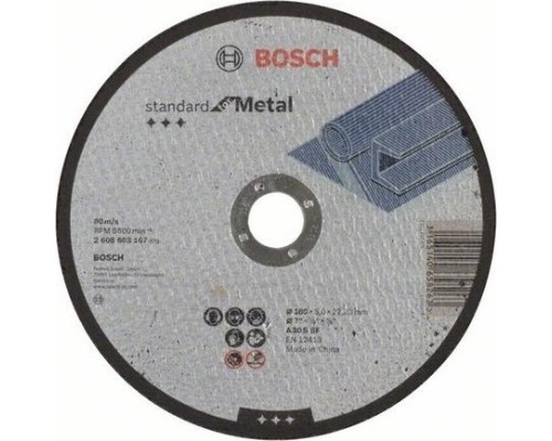 Отрезной круг по металлу BOSCH 180х3,0х22.2 мм A30S-BF Standard for Metal [2608603167]