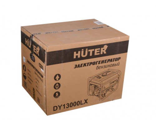 Генератор бензиновый HUTER DY13000 LX с электростартером