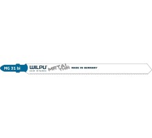 Пилки по металлу WILPU MG 31 bi для стали, профилей, труб до 80мм 5шт/уп [257100005]