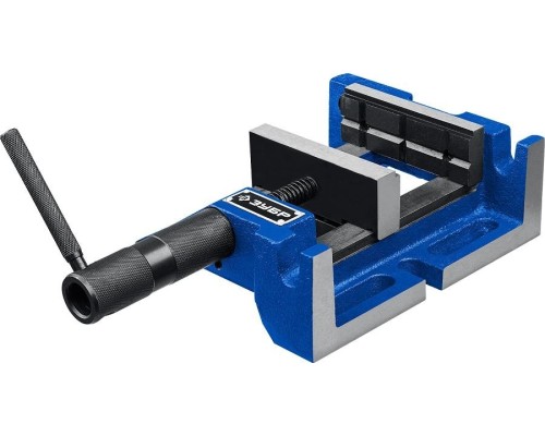 Тиски станочные ЗУБР Профессионал 100 мм трехсторонние, сверлильные [32723]