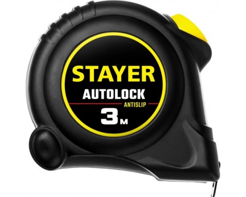 Рулетка STAYER АutoLock 3 / 16мм с автостопом [2-34126-03-16_z02]