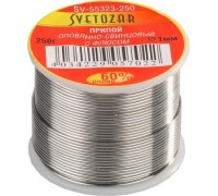 Припой оловянно-свинцовый с канифолью СВЕТОЗАР ПОС 60 100 гр. SV-55323-100 SV-55323-100