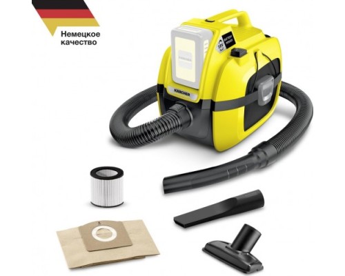 Пылесос аккумуляторный KARCHER WD 1 Compact Battery (1.198-300.0), без АКБ и З/У [1.198-300.0]