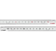 Линейка металлическая ЗУБР 34280-015 усиленная нержавеющая про-15, 0,15 м