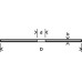 Диск отрезной по нержавеющей стали BOSCH 125х1,0х22 мм WA60T-BF (10шт) Standard for Inox ж/б [2608619267]