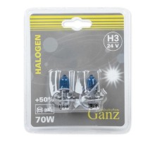 Лампа GANZ GIP06052 24V H3 70W +50% PK22s 5000k 2 шт.