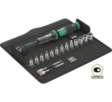 Ключ динамометрический WERA 05004180001 bicycle set torque 1 набор торцевых головок с clic WE-004180