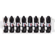 Касета бит  BOSCH Pick and Click IMPACT 25 мм 8 предметов PH1,PH2,PH3,PZ2,PZ3 [2608522323]