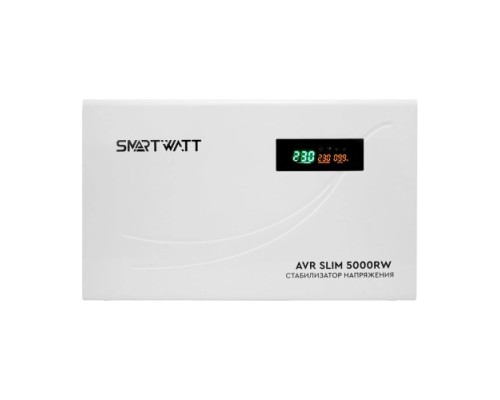 Стабилизатор напряжения однофазный SMARTWATT AVR SLIM  5000RW настенный [AVR SLIM 5000RW]