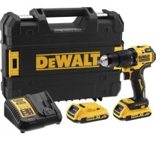 Дрель-шуруповерт аккумуляторная DeWALT DCD 709 D2T ударная, бесщеточная [DCD709D2T]