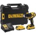 Дрель-шуруповерт аккумуляторная DeWALT DCD 709 D2T ударная, бесщеточная [DCD709D2T-QW]