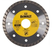 Алмазный диск универсальный DeWALT TURBO 125х22.2 мм DT3712-QZ DT3712-QZ