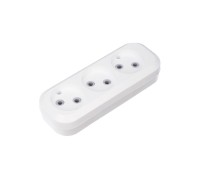 Розетка REXANT 11-8703 3 гнезда без заземления