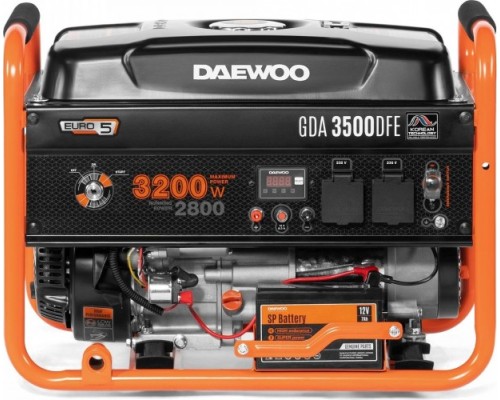 Электростанция бензиновая DAEWOO GDA 3500 DFE (бензин/газ) [GDA 3500 DFE]