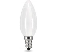 Лампа светодиодная GAUSS Свеча filament 5w 450lm 4100к е14 milky led [103201205]