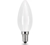 Лампа светодиодная GAUSS Свеча filament 5w 450lm 4100к е14 milky led 103201205