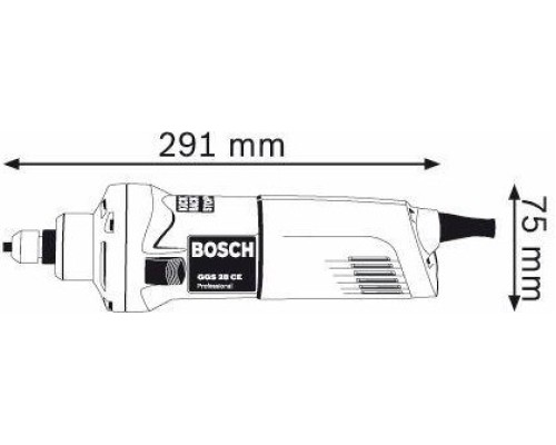 Шлифмашина прямая сетевая BOSCH GGS 28 CЕ [0601220100]