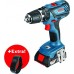 Аккумуляторный шуруповерт BOSCH GSB 18 -2 LI plus ударная [0615990K2S] 2х2,0Ач, фитнес- браслет