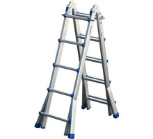 Лестница-трансформер АЛЮМЕТ TT45 4x5 телескопическая TT45