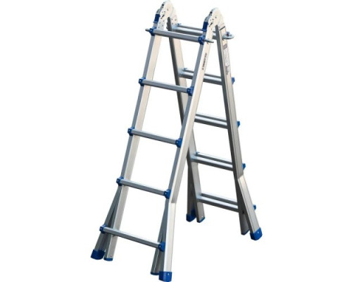 Лестница-трансформер АЛЮМЕТ TT45 4x5 телескопическая TT45