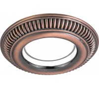 Потолочный светодиодный светильник GAUSS CA040 antique круг. темная бронза, gu5.3
