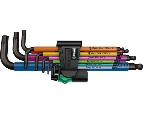Набор шестигранников WERA 950 PKL/9 SM N Multicolour 9 предметов WE-022089 [WE-022089]