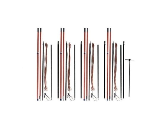 Комплект штанг Антиток КШЗ-0,4-10Д для ВЛ без подъема на опору от 0,4 кВ до 10 кВ [224938]