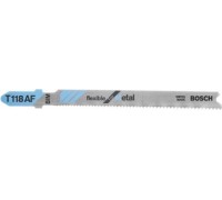 Пилки по металлу BOSCH T118АF HSS (100шт.) Flexible for Metal 2608634774