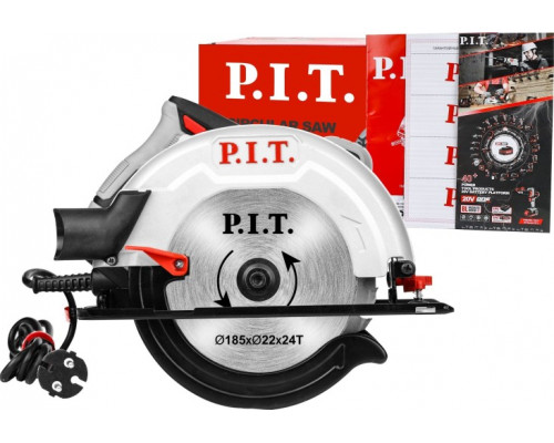 Пила циркулярная сетевая P.I.T. PKS185-C3 купить с доставкой и официальной гарантией