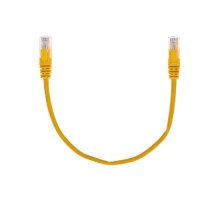 Патч-корд REXANT 02-0105-03 U/UTP, CAT 5e, RJ45-RJ45, 26AWG, LSZH, желтый 0,3м