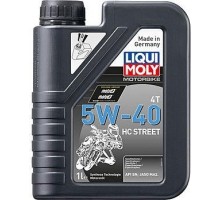 Масло для мотоциклов LIQUI MOLY SAE  5W40 Motorbike 4T HC Street  1 л 20750 синтетическое [20750]