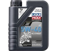 Масло для мотоциклов LIQUI MOLY SAE 5W40 Motorbike 4T HC Street 1 л 20750 синтетическое 20750