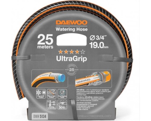 Шланг для полива DAEWOO UltraGrip 3/4