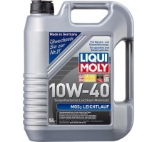 Масло моторное LIQUI MOLY SAE 10W40 MoS2 Leichtlauf   5 л 1931/2184 полусинтетическое [2184/1931]