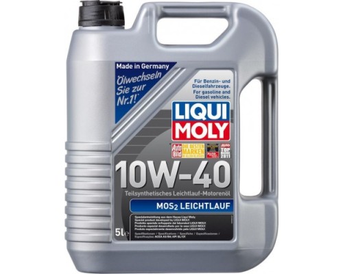 Масло моторное LIQUI-MOLY SAE 10W40 MoS2 Leichtlauf 5 л 1931 полусинтетическое [1931]