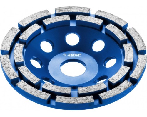 Чашка алмазная двухрядная 180 мм ЗУБР ПРОФЕССИОНАЛ 33372-180 [33372-180]