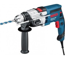 Дрель ударная сетевая BOSCH GSB 19-2 RE (БЗП) двухскоростная  [060117B500] Кейс