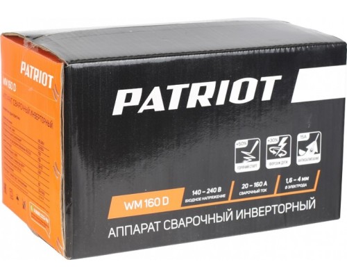 Сварочный инвертор PATRIOT WM 160 D [605302016]