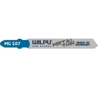 Пилки по металлу WILPU MG 107 для очень тонкой жести от 0,5 до 1,5мм 5шт/уп 252000005